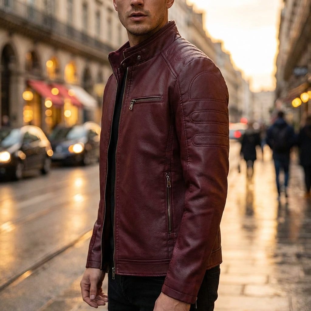 LOUIS & MARGOT | VESTE STYLE MOTO POUR HOMME