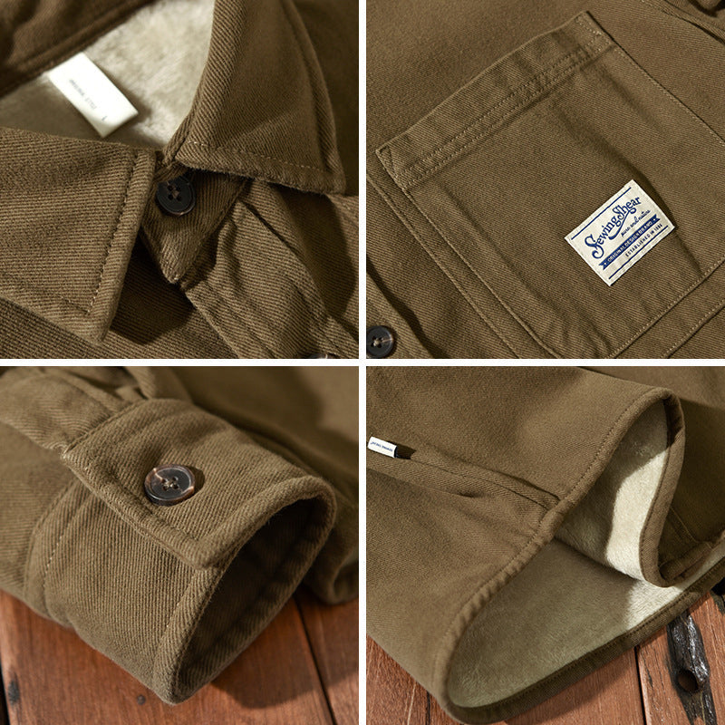 LOUIS & MARGOT | CHEMISE CARGO EN POLAIRE POUR HOMME