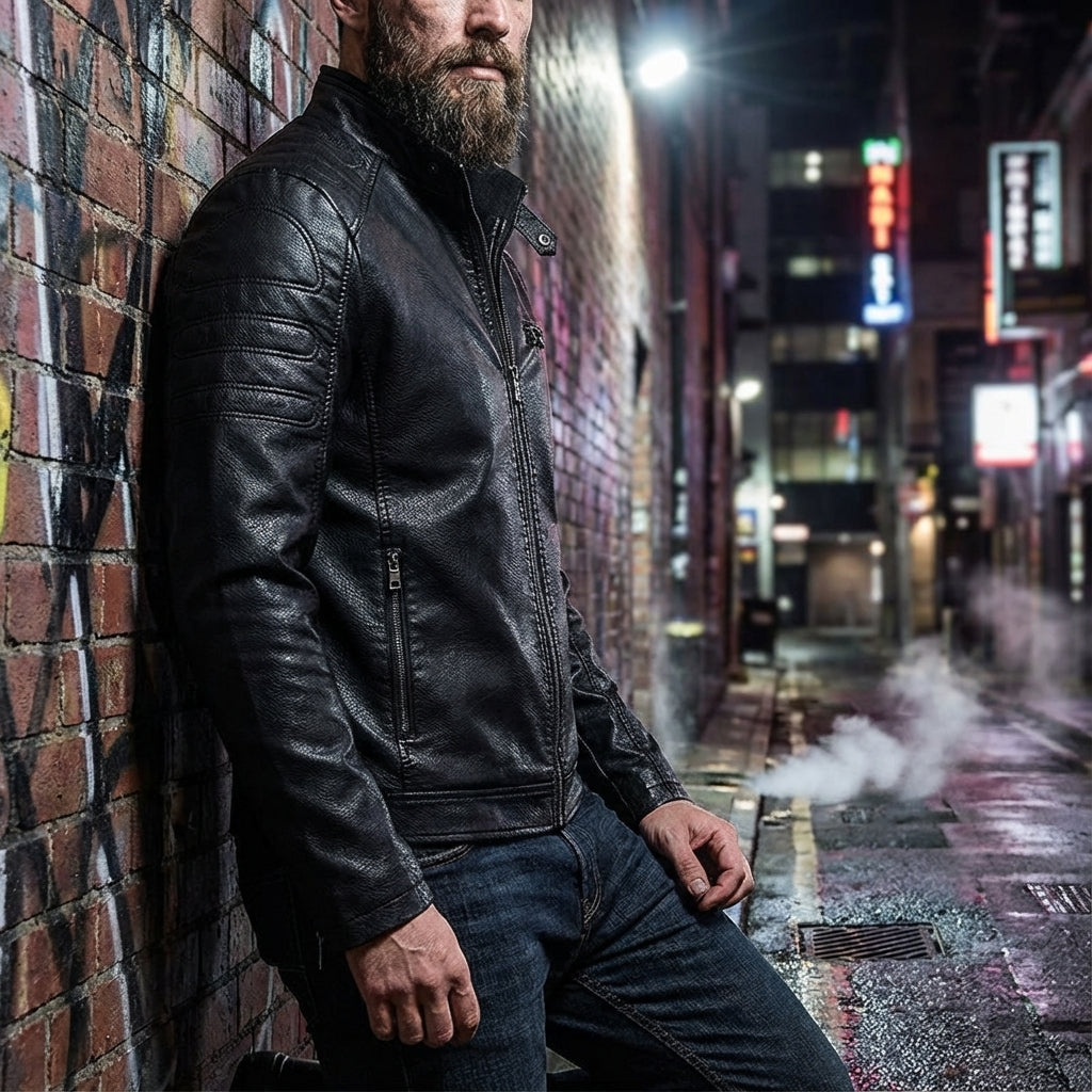LOUIS & MARGOT | VESTE STYLE MOTO POUR HOMME