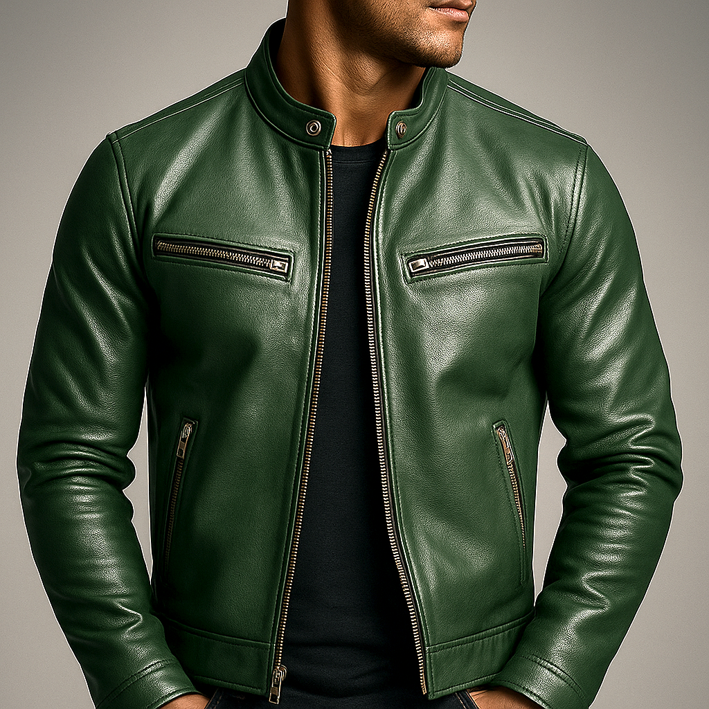 LOUIS & MARGOT | VESTE ZIPPÉE CLASSIQUE ET ÉLÉGANTE POUR HOMME