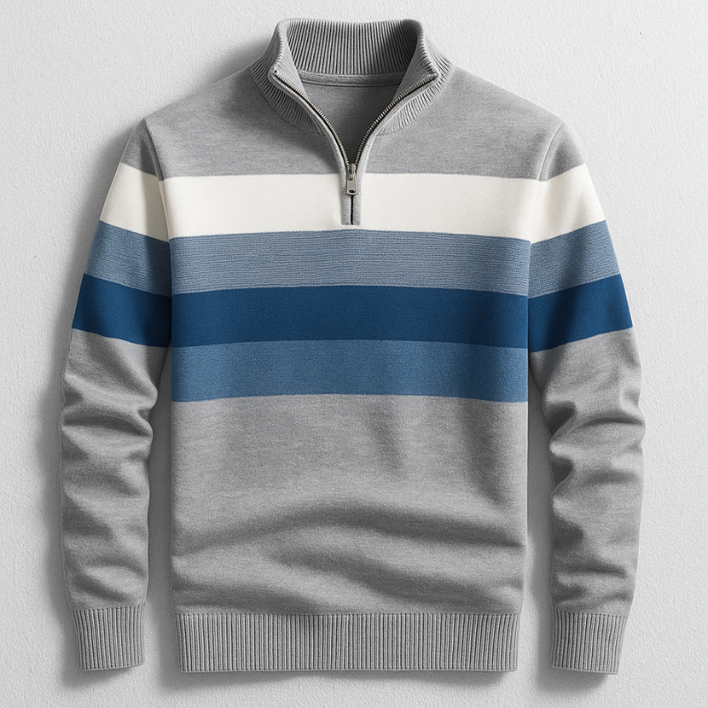 LOUIS & MARGOT | PULLOVER AVEC ZIP POUR HOMME
