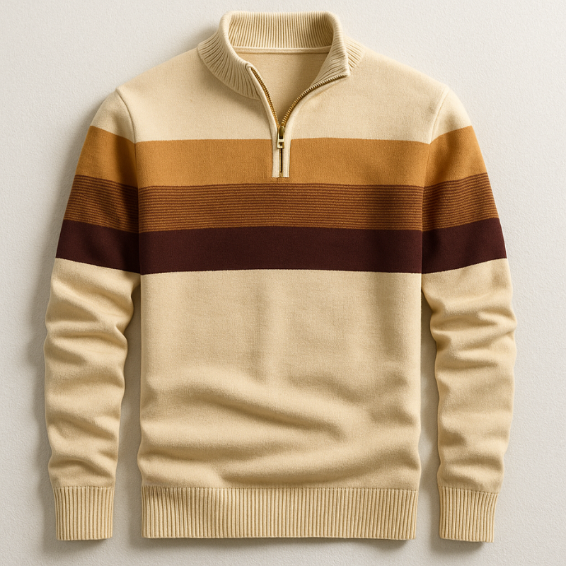 LOUIS & MARGOT | PULLOVER AVEC ZIP POUR HOMME