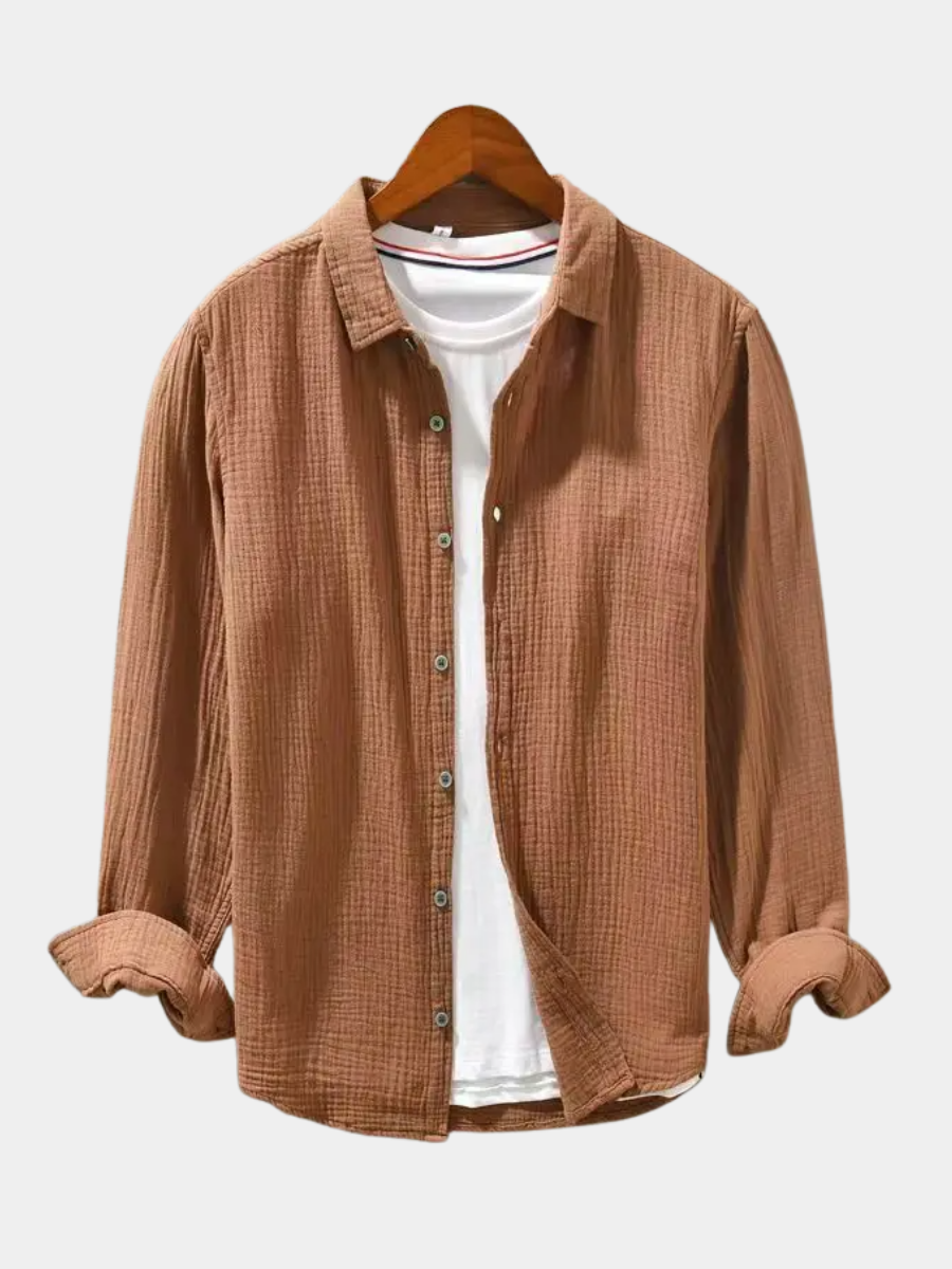 LOUIS & MARGOT | CHEMISE ÉLÉGANTE EN COTON DOUX COMME DE LA SOIE