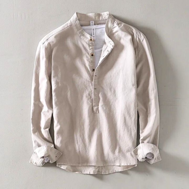 LOUIS & MARGOT | CHEMISE MINIMALISTE EN LIN POUR HOMME