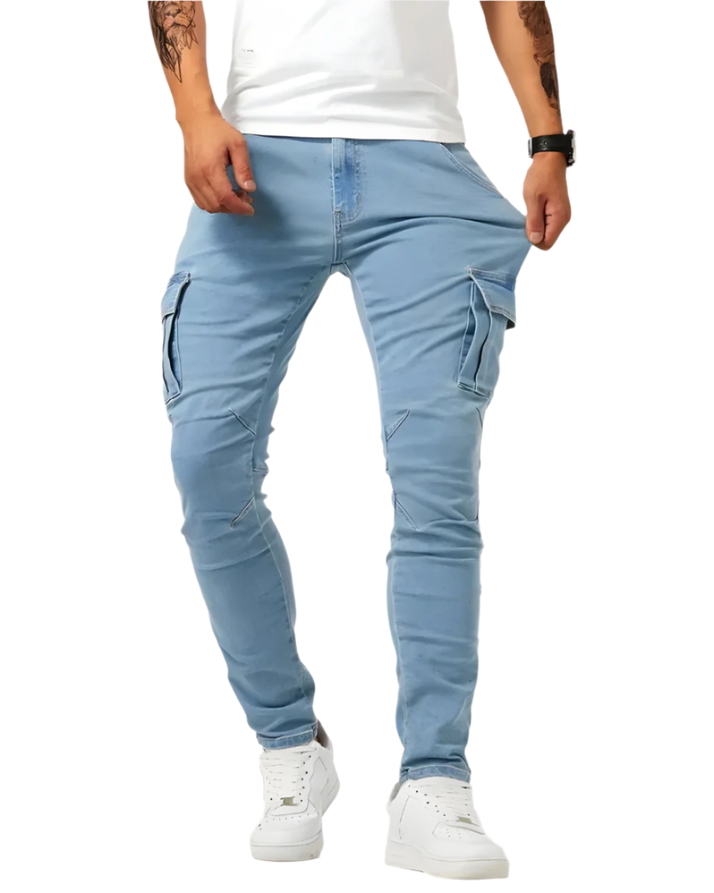 LOUIS & MARGOT | PANTALON CARGO STRETCH POUR HOMMES