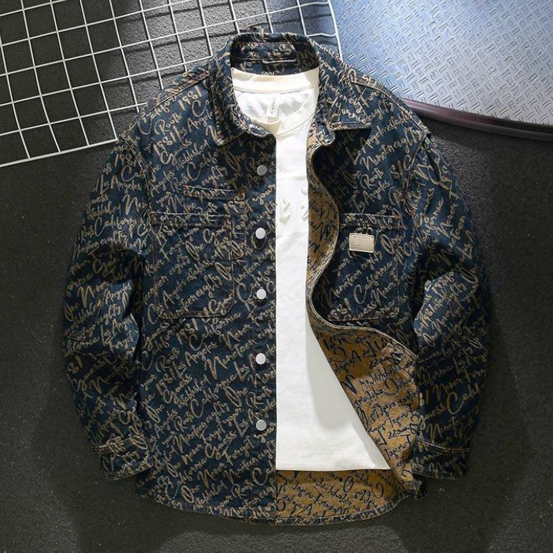 LOUIS & MARGOT | VESTE EN DENIM BRODÉE POUR HOMME