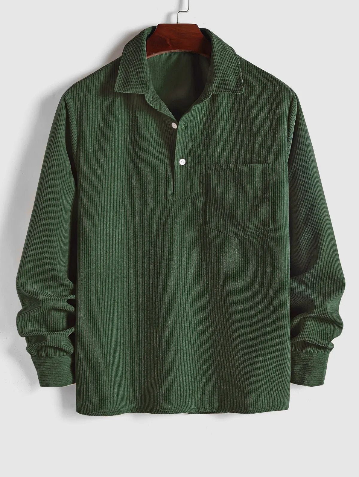 LOUIS & MARGOT | CHEMISE MANCHES LONGUES DEMI-BOUTONS POUR HOMME