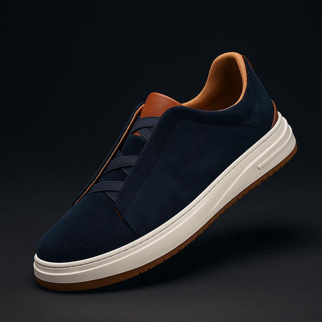 LOUIS & MARGOT | CHAUSSURES SANS LACETS EN DAIM POUR HOMME