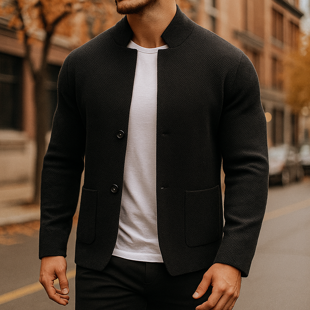 LOUIS & MARGOT | CARDIGAN EN LAINE TRICOTÉE FOR MEN