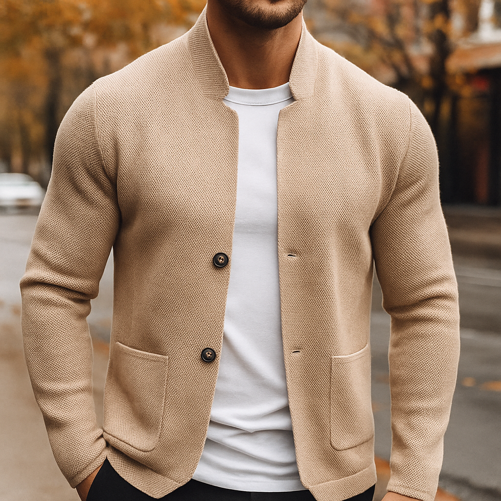 LOUIS & MARGOT | CARDIGAN EN LAINE TRICOTÉE FOR MEN