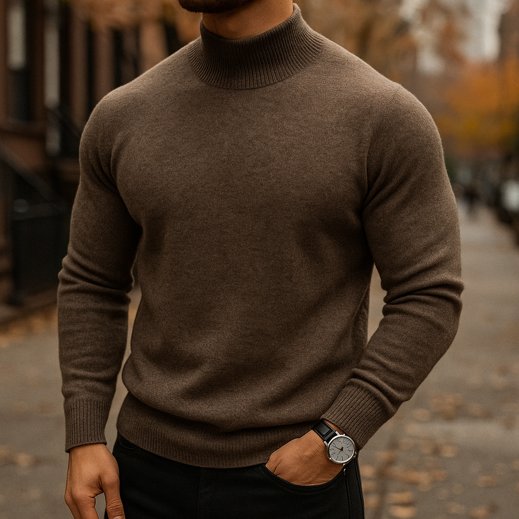 LOUIS & MARGOT | PULL À COL EN LAINE POUR HOMME