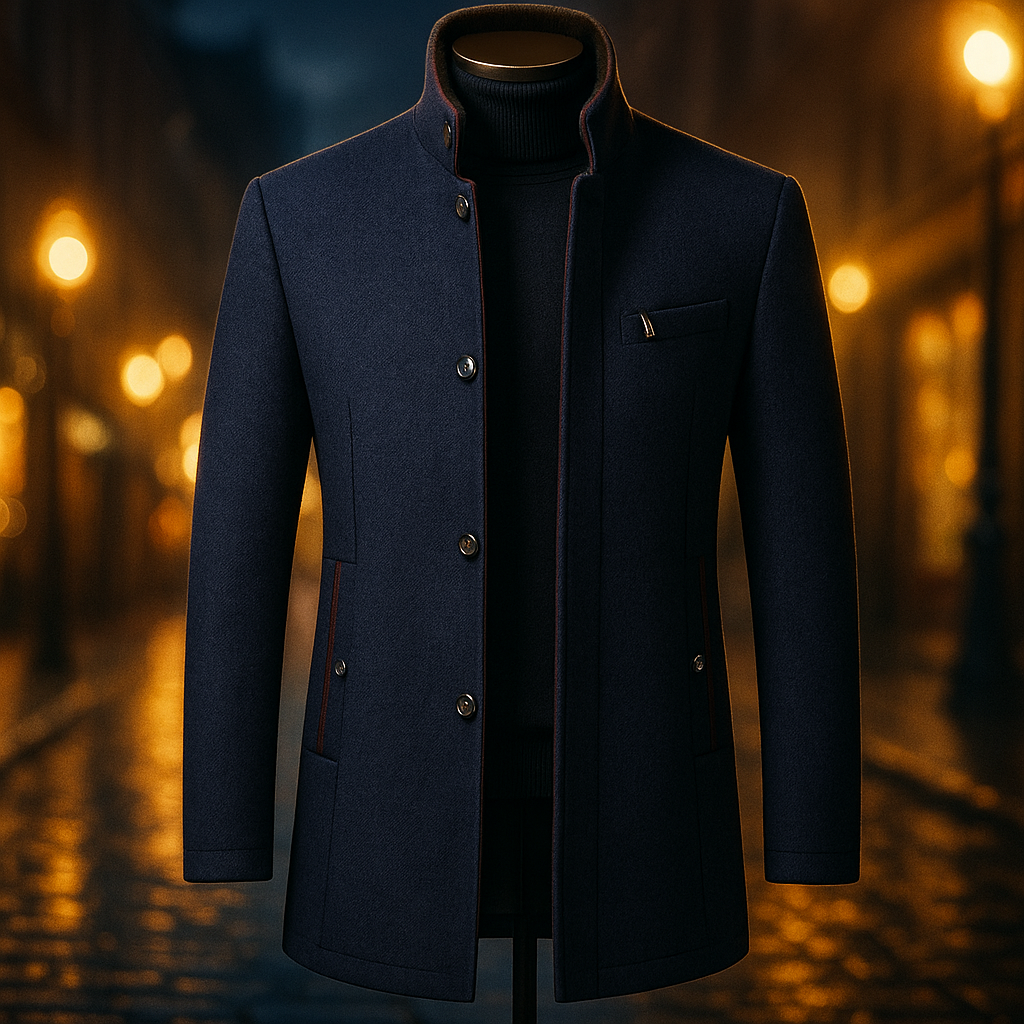 LOUIS & MARGOT | MANTEAU EN MÉLANGE DE LAINE POUR HOMME