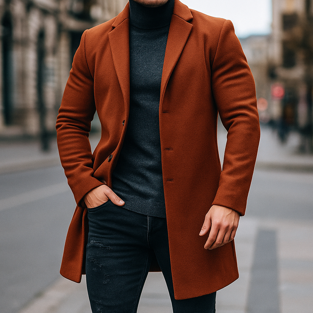 LOUIS & MARGOT | TRENCH EN LAINE POUR HOMMES