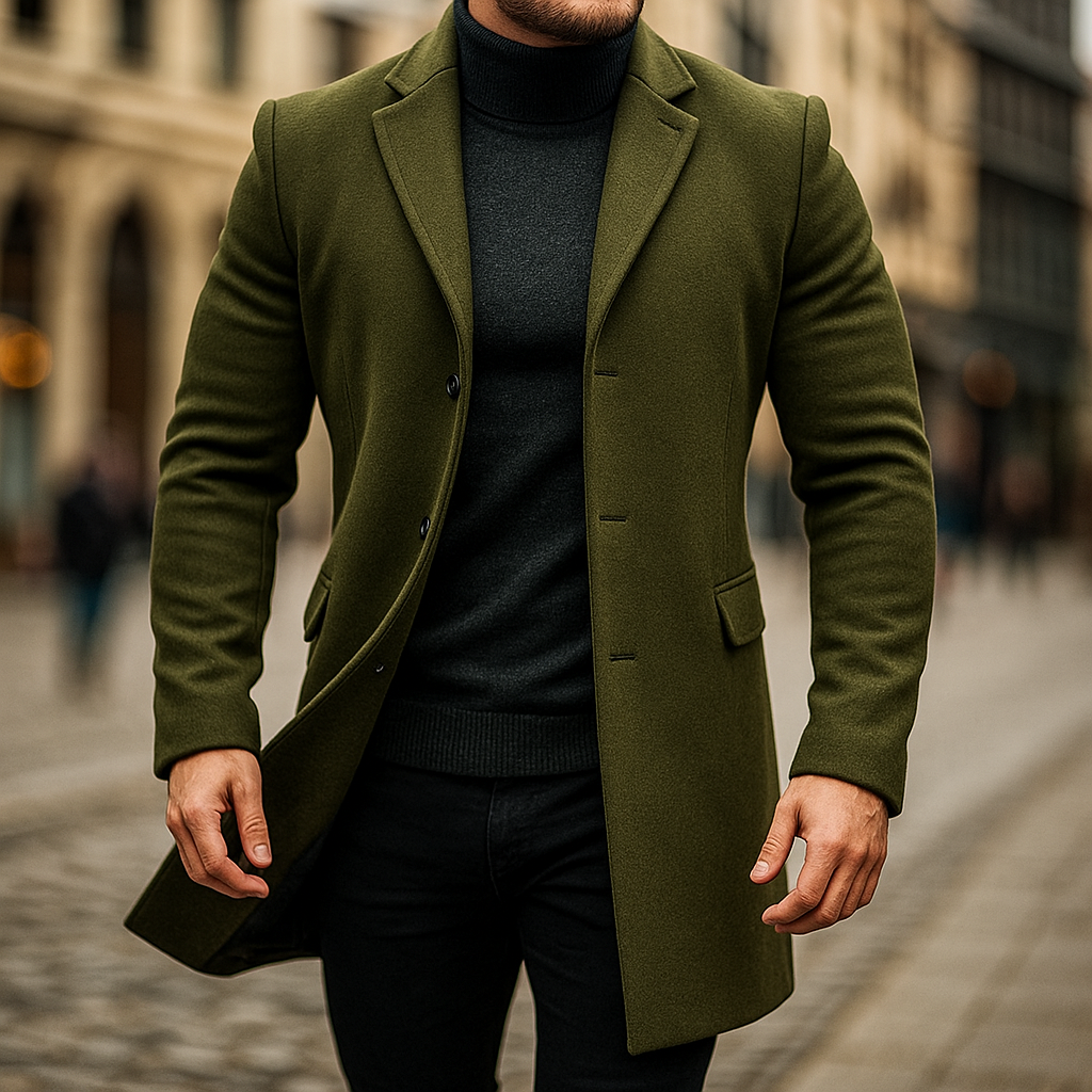 LOUIS & MARGOT | TRENCH EN LAINE POUR HOMMES