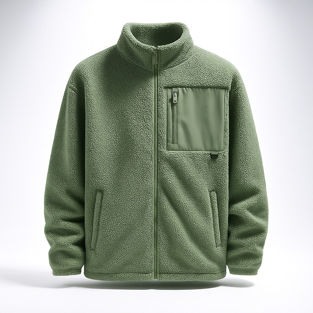 LOUIS & MARGOT | VESTE EN POLAIRE AVEC ZIP POUR HOMMES