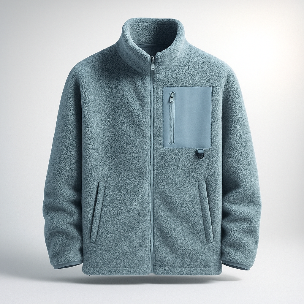 LOUIS & MARGOT | VESTE EN POLAIRE AVEC ZIP POUR HOMMES