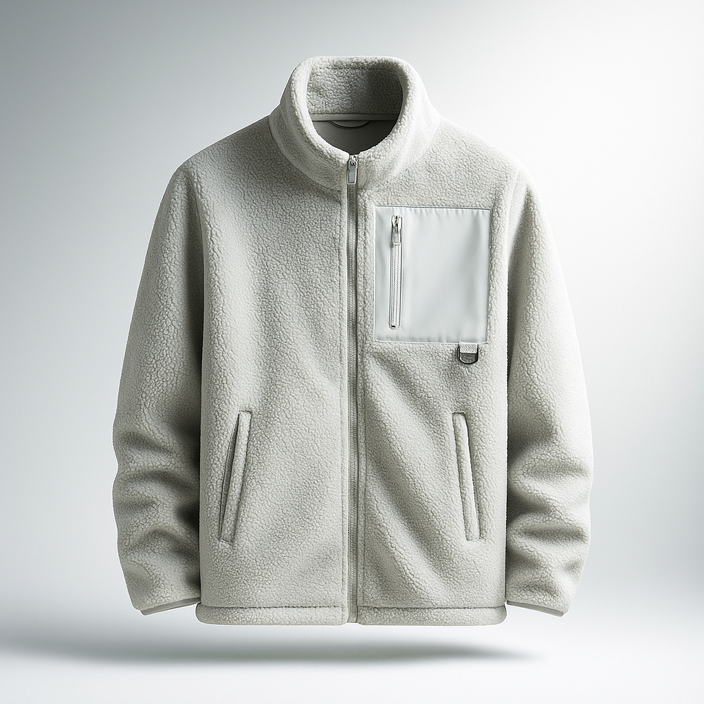 LOUIS & MARGOT | VESTE EN POLAIRE AVEC ZIP POUR HOMMES