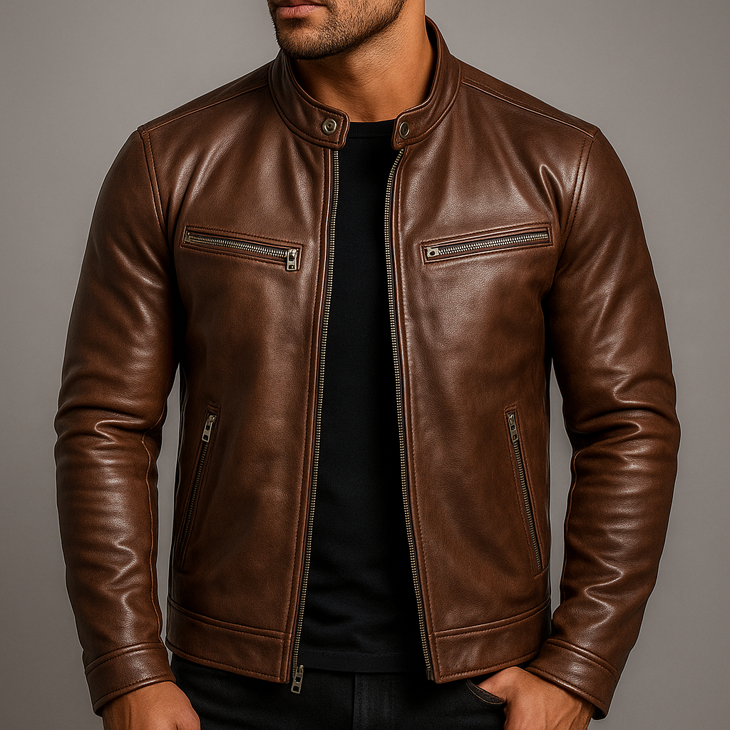 LOUIS & MARGOT | VESTE ZIPPÉE CLASSIQUE ET ÉLÉGANTE POUR HOMME