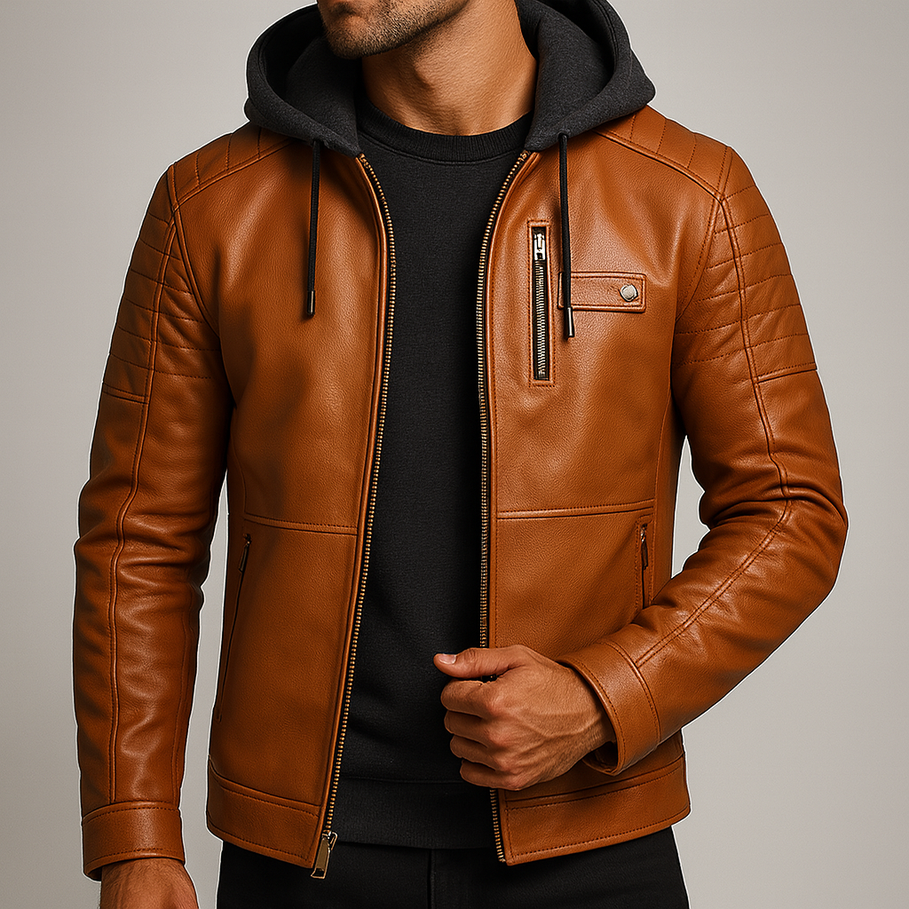 LOUIS & MARGOT | VESTE À CAPUCHE ÉLÉGANTE ET RAFFINÉE POUR HOMME