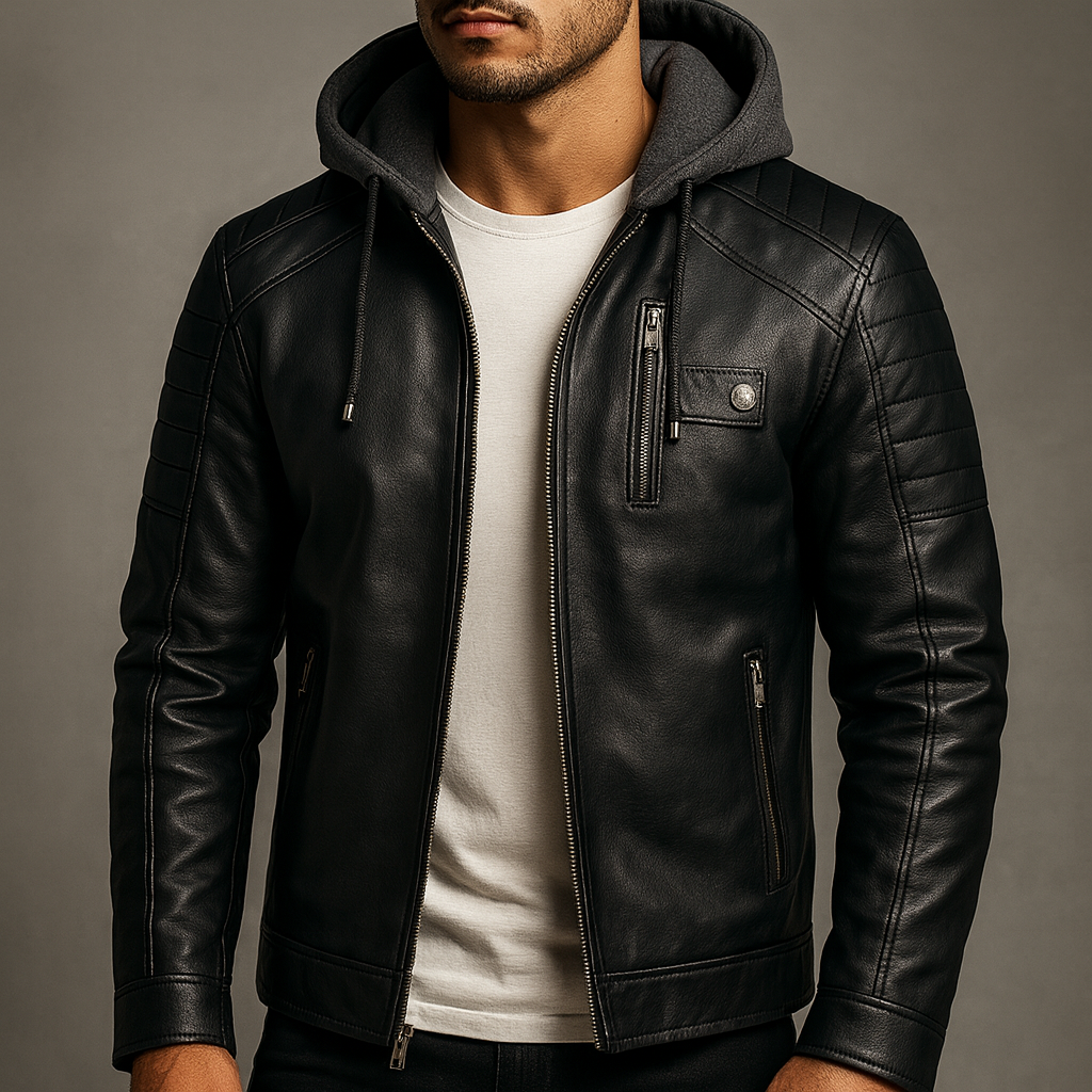 LOUIS & MARGOT | VESTE À CAPUCHE ÉLÉGANTE ET RAFFINÉE POUR HOMME