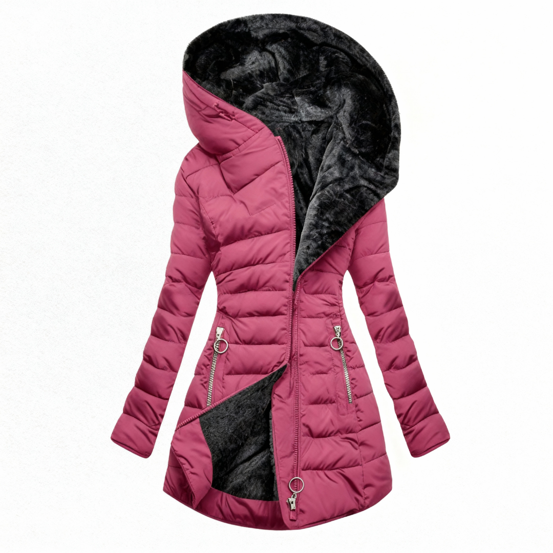 Alexandra™ | Manteau matelassé imperméable avec capuche