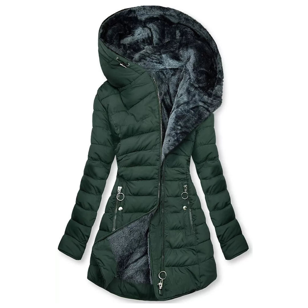 Alexandra™ | Manteau matelassé imperméable avec capuche