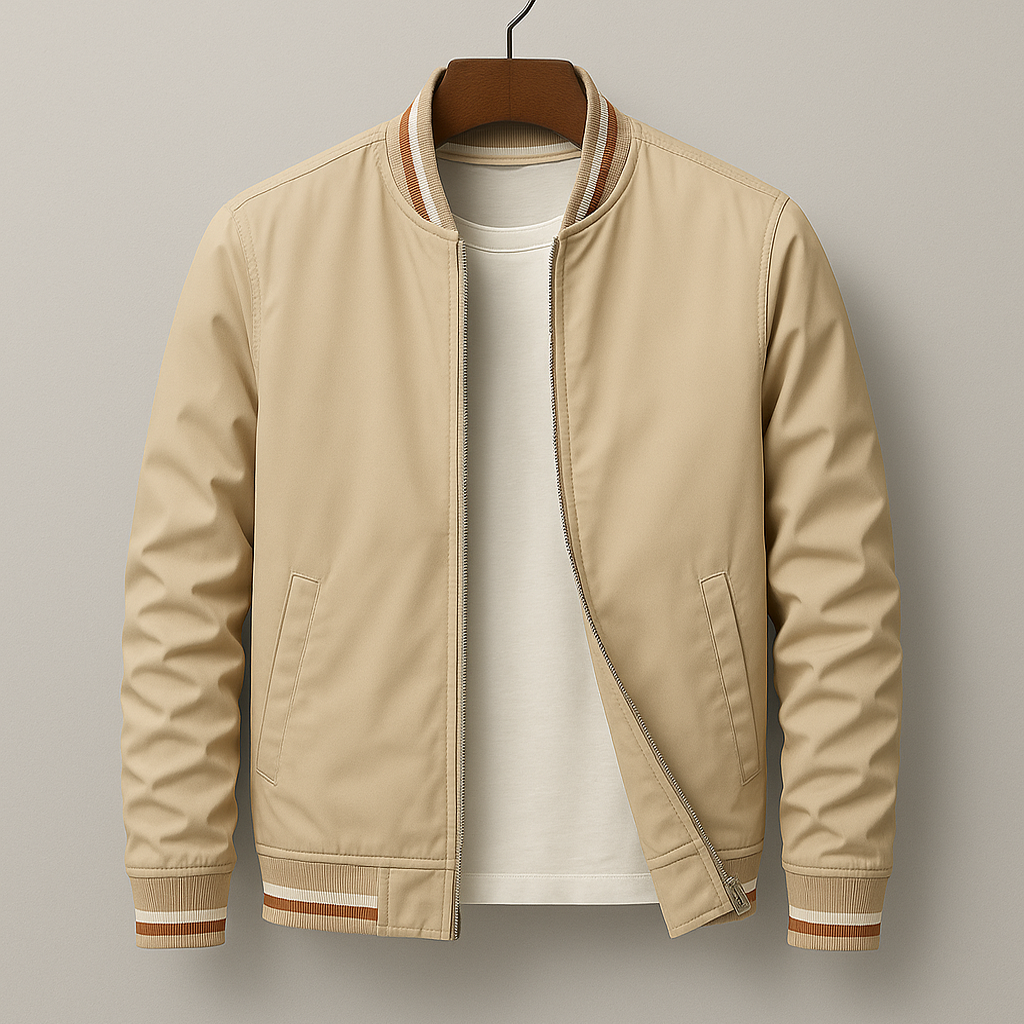LOUIS & MARGOT | VESTE BOMBER D'ÉTÉ AVEC RAYURES