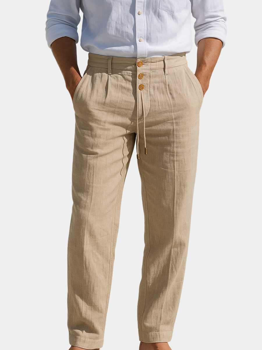 MATTEO | PANTALON D'ÉTÉ EN LIN LÉGER