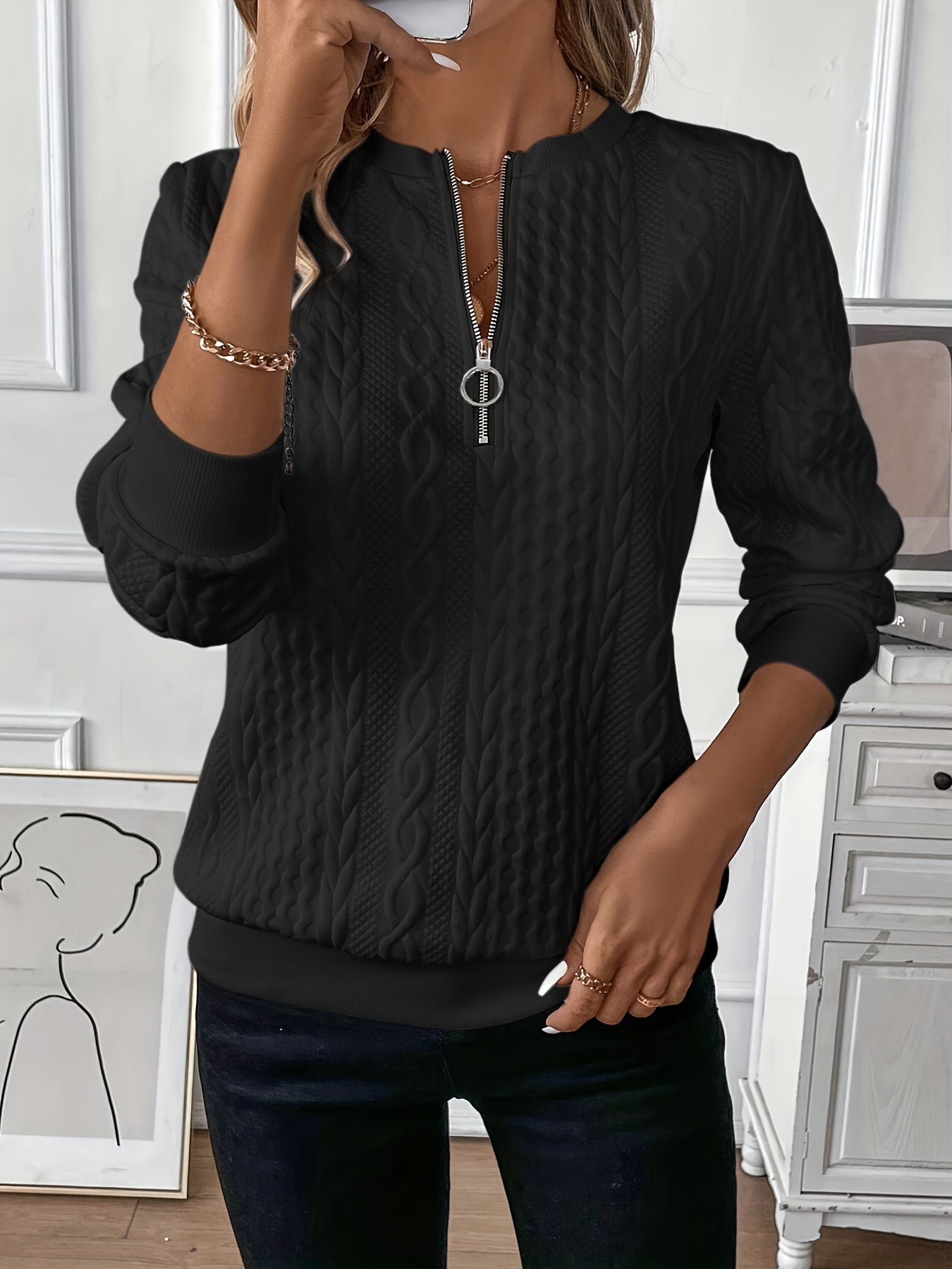 Emily™ | Pull Chic en Maille Raffinée