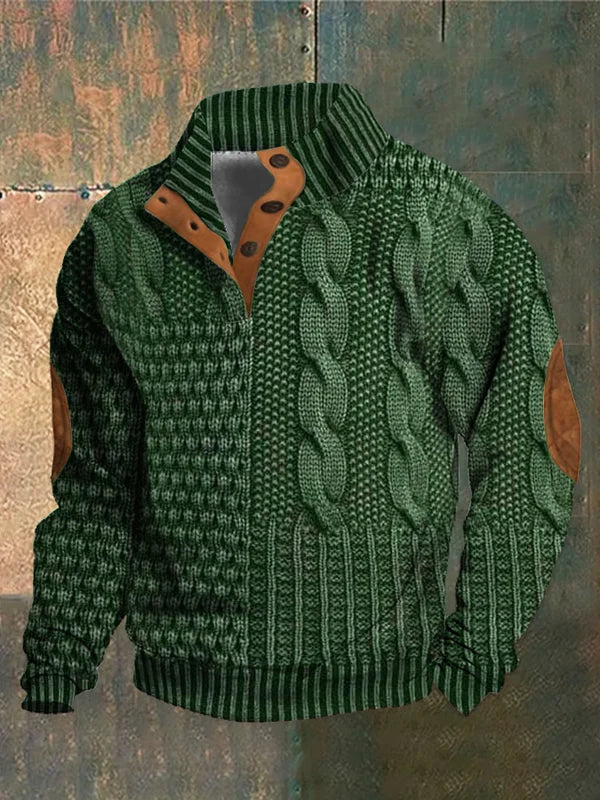 NICK | PULLOVER CHAUD À MOTIF