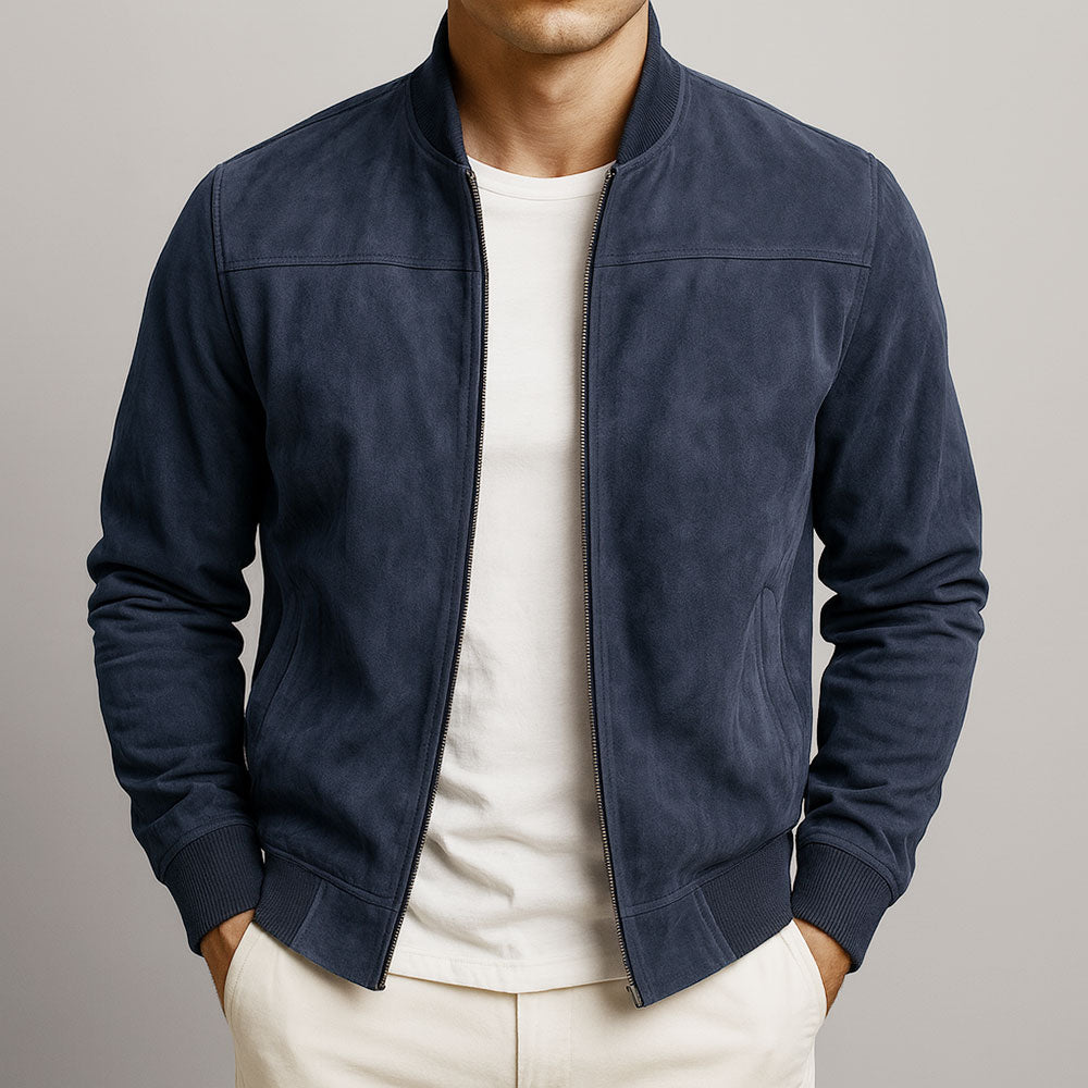 LOUIS & MARGOT | VESTE EN CUIR SUEDE URBAINE