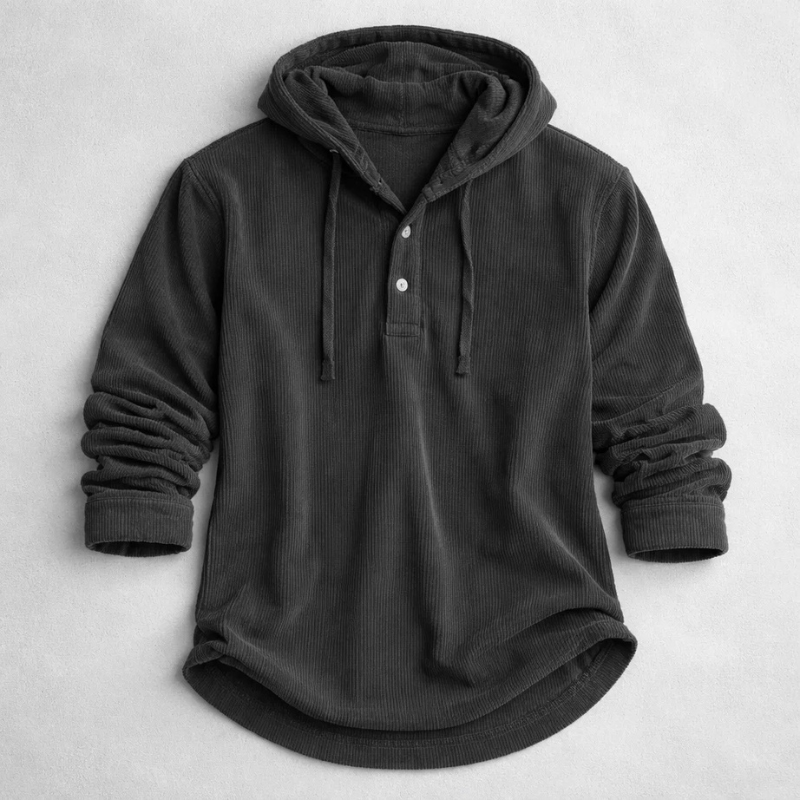 LOUIS & MARGOT | SWEAT À CAPUCHE EN VELOURS CÔTELÉ POUR HOMME