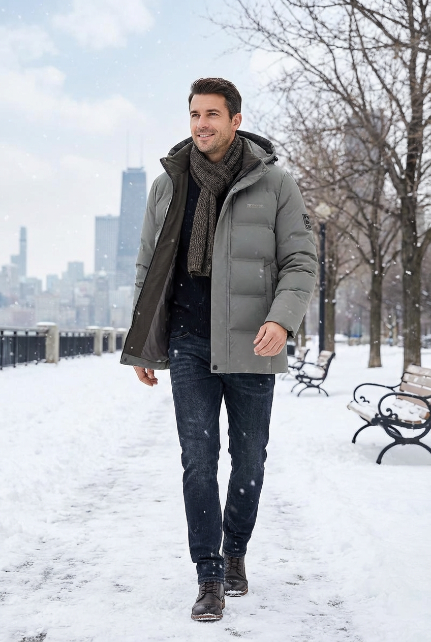 LOUIS & MARGOT | PARKA HIVERNALE POUR HOMME