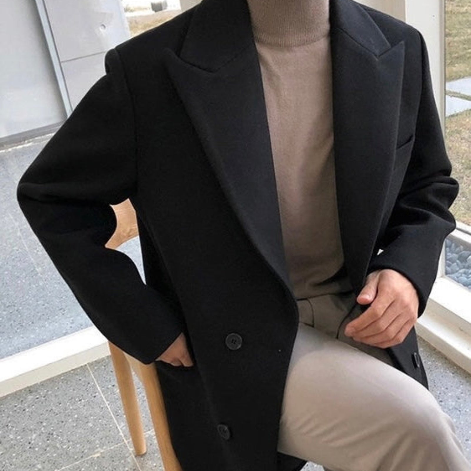 LOUIS & MARGOT | MANTEAU DOUBLÉ ÉLÉGANT POUR HOMME