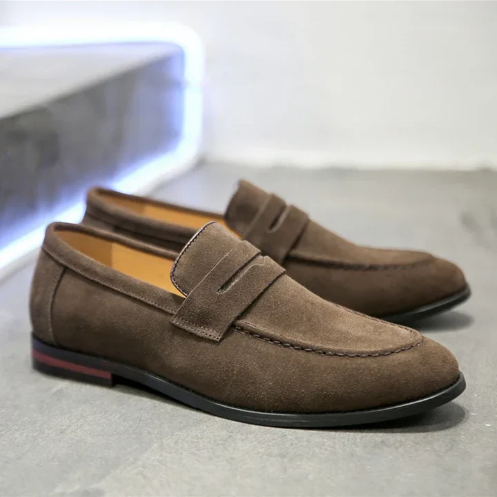 Loafers en suède d'été