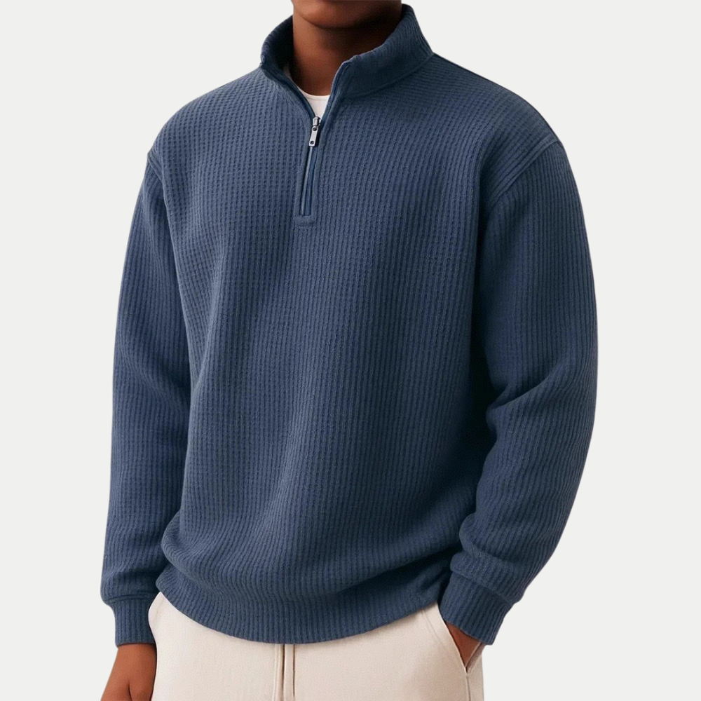 LOUIS & MARGOT | PULL ZIPPÉ ÉLÉGANT POUR HOMME