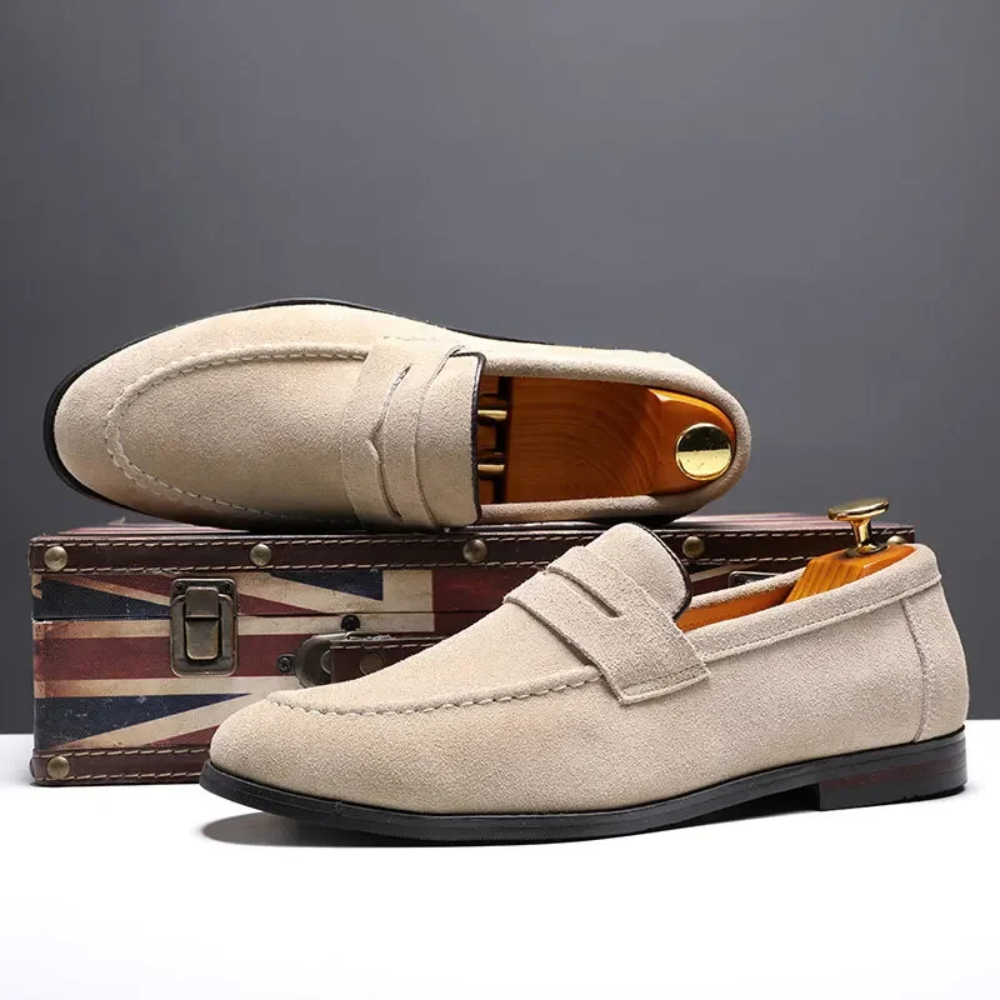 Loafers en suède d'été