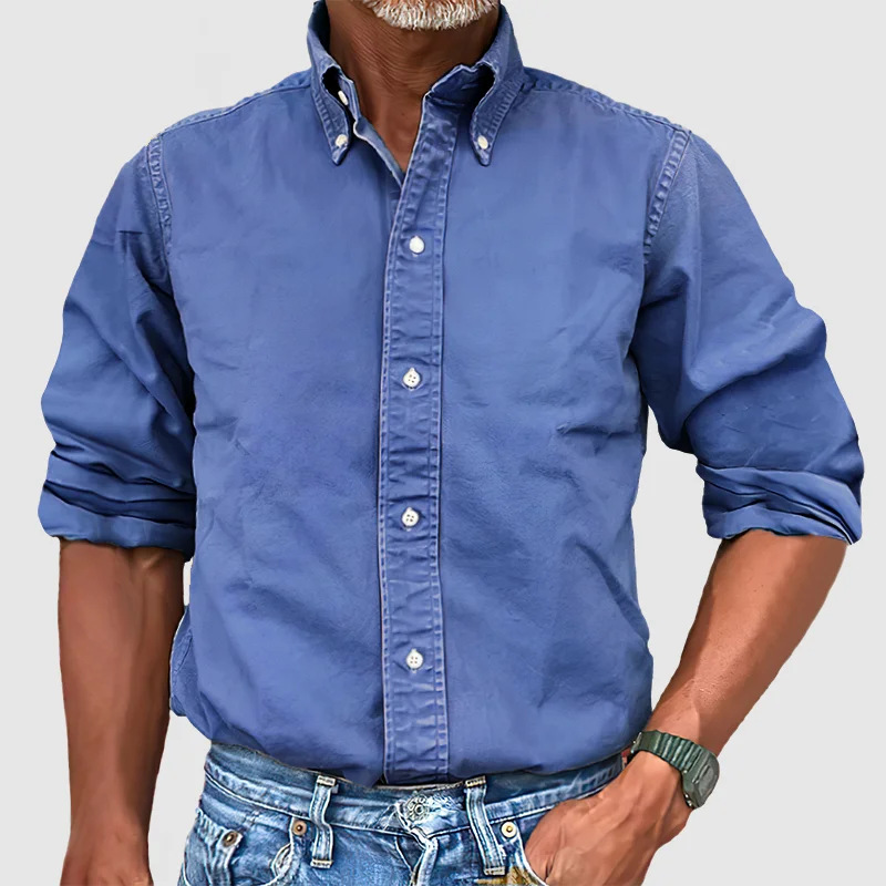 LOUIS & MARGOT | CHEMISE À MANCHES LONGUES ANTI-PLIS POUR HOMME