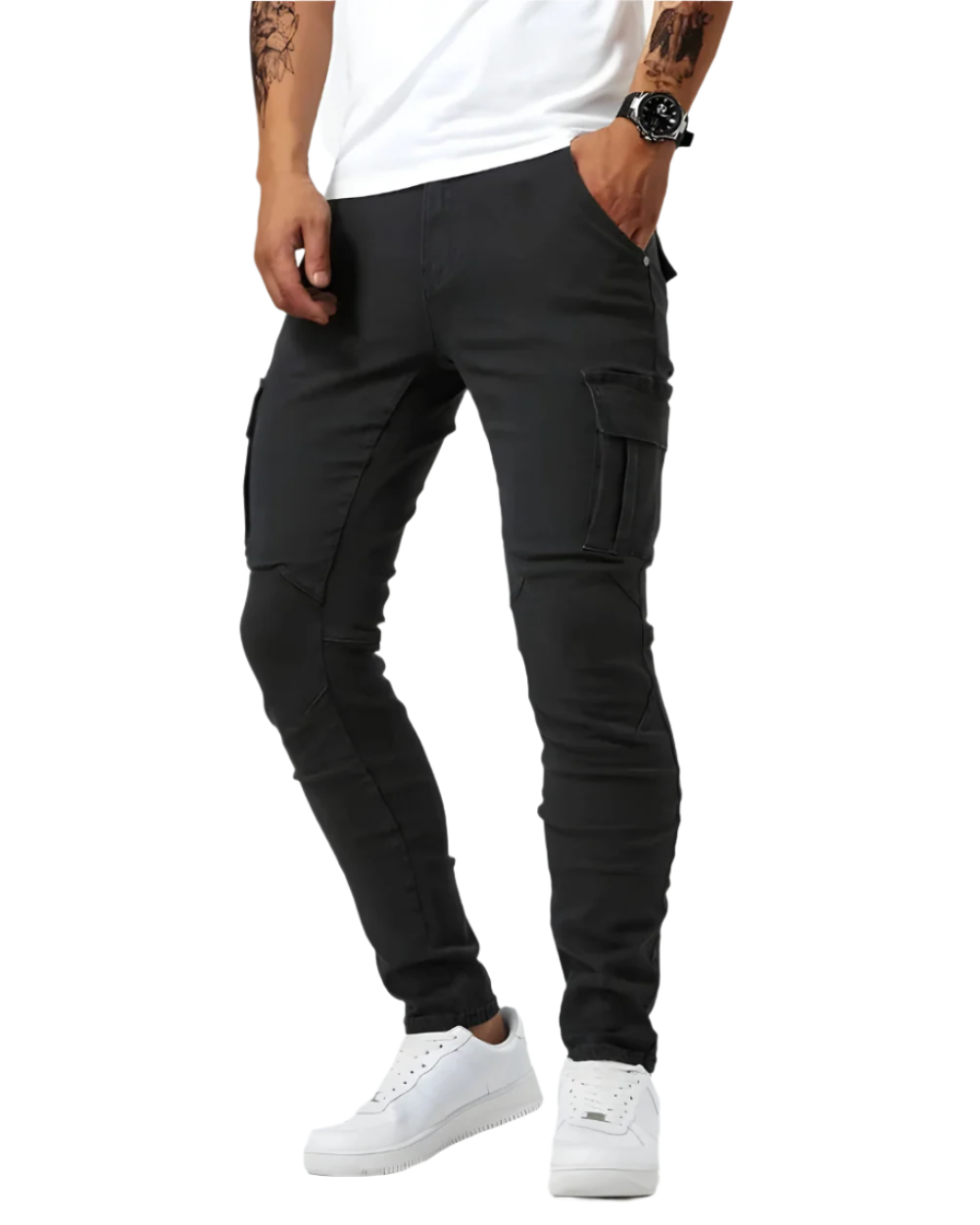 LOUIS & MARGOT | PANTALON CARGO STRETCH POUR HOMMES