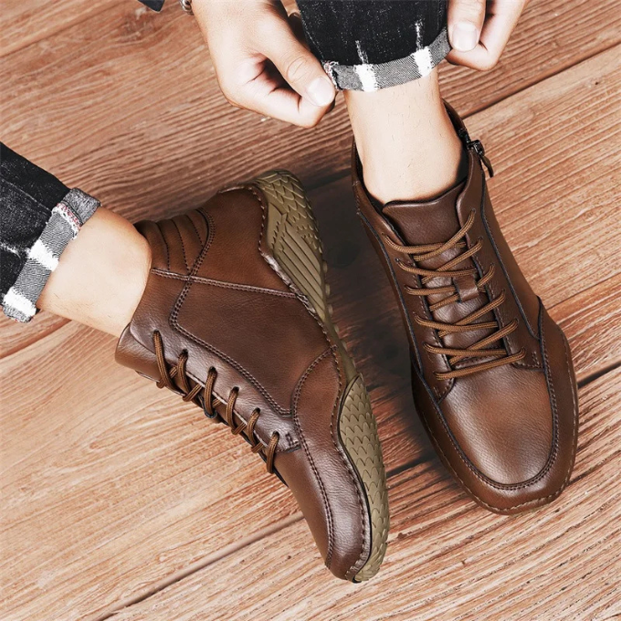LOUIS & MARGOT | BOTTES EN CUIR ROBUSTES POUR HOMMES