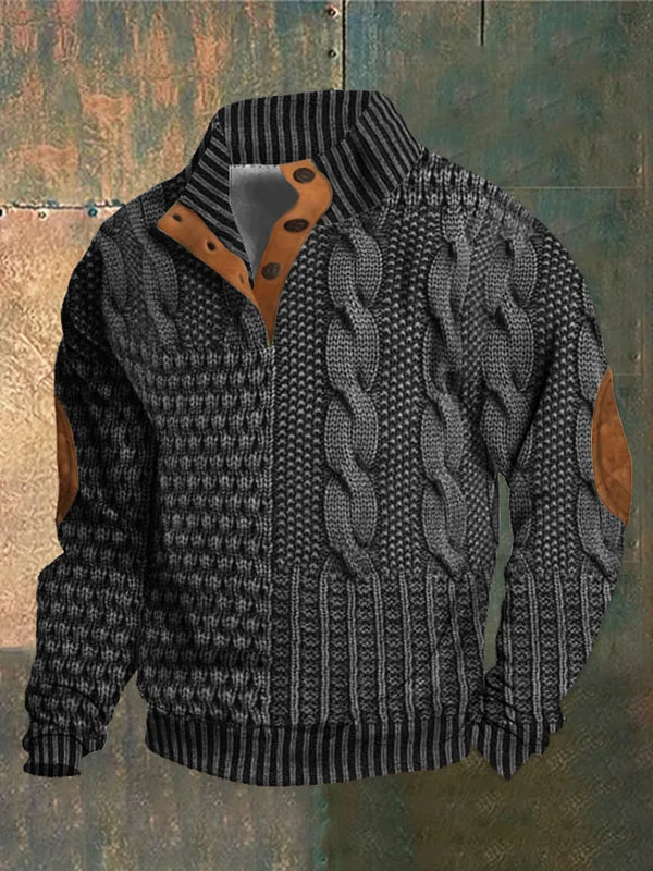NICK | PULLOVER CHAUD À MOTIF