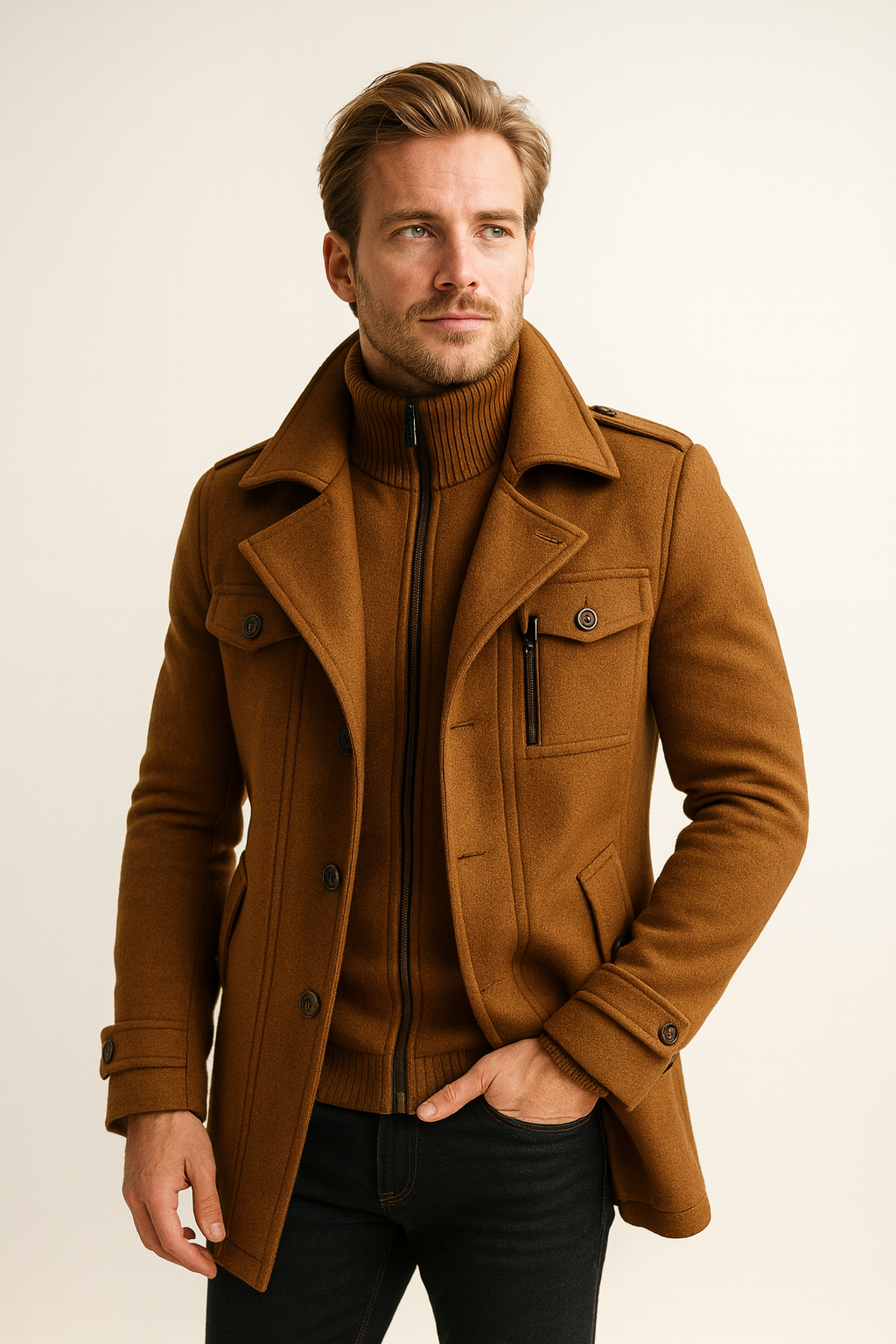 LOUIS & MARGOT | MANTEAU D'HIVER LONG POUR HOMME