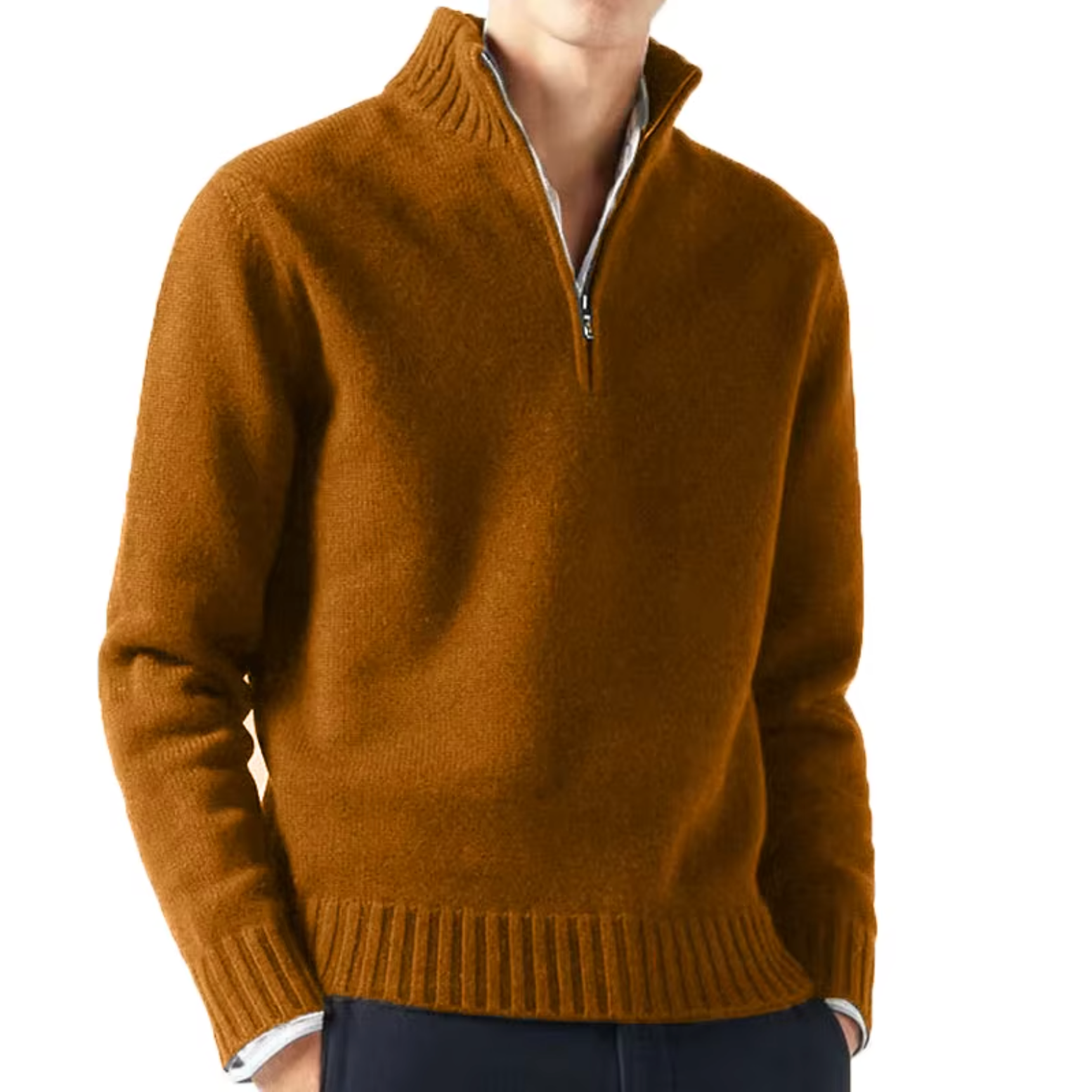 LOUIS & MARGOT | DOLCEVITA EN LAINE AVEC ZIP POUR HOMME