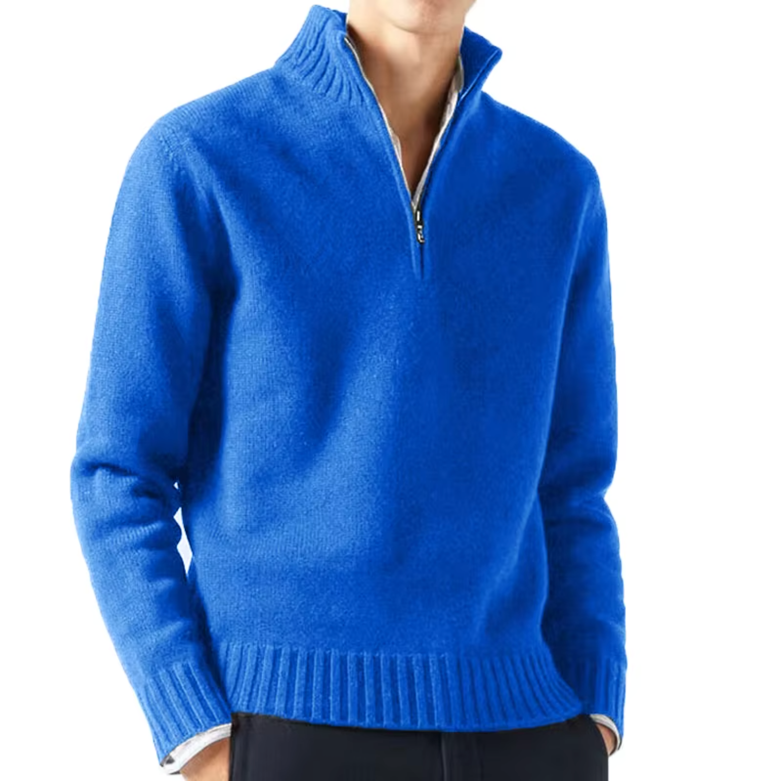LOUIS & MARGOT | DOLCEVITA EN LAINE AVEC ZIP POUR HOMME