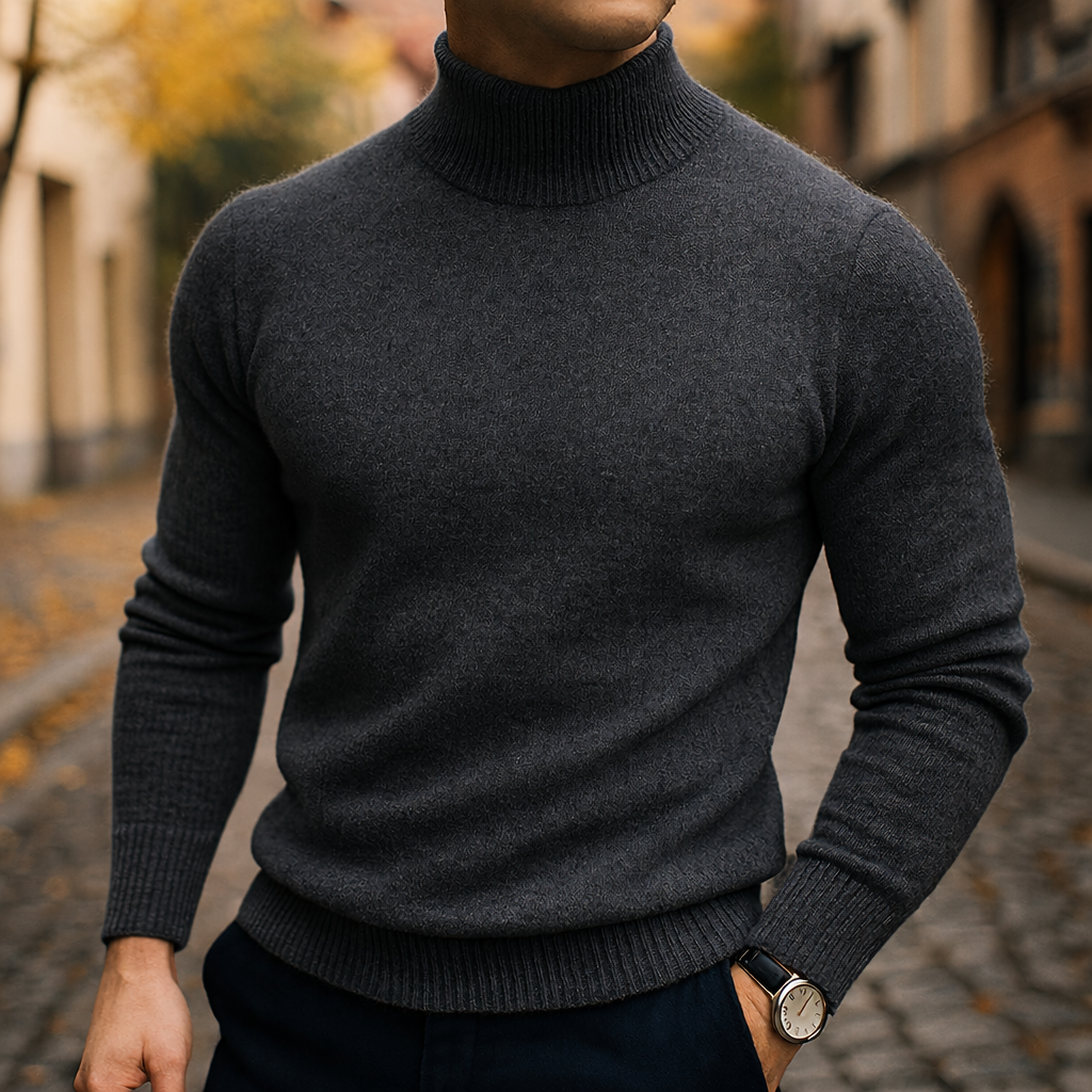LOUIS & MARGOT | PULL À COL EN LAINE POUR HOMME