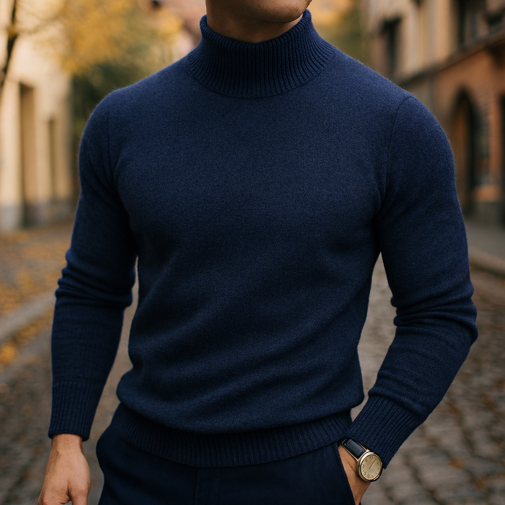 LOUIS & MARGOT | PULL À COL EN LAINE POUR HOMME