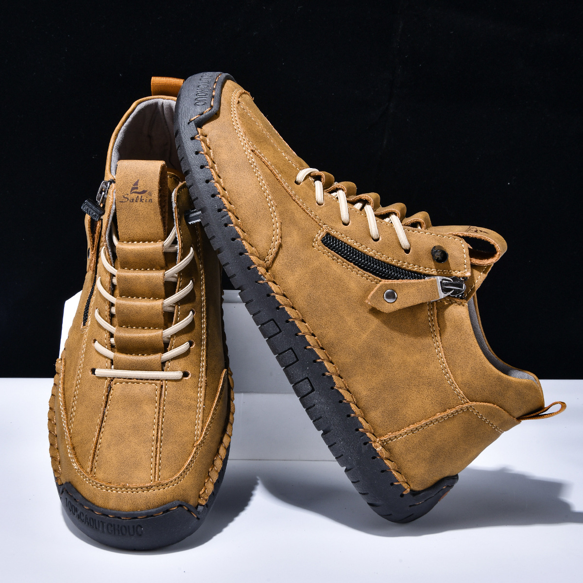 LOUIS & MARGOT | CHAUSSURES EN NABUK AVEC ZIP POUR HOMME