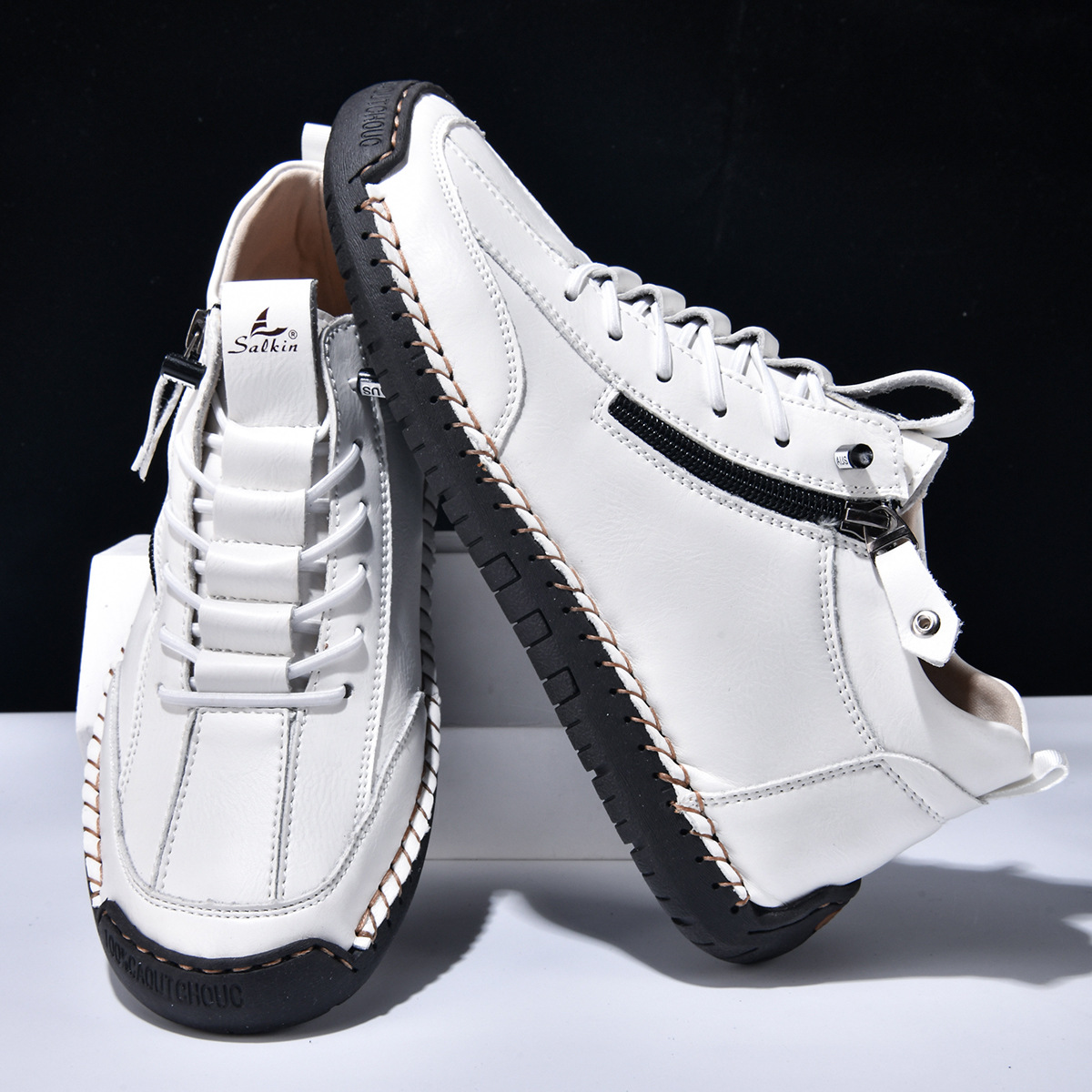 LOUIS & MARGOT | CHAUSSURES EN NABUK AVEC ZIP POUR HOMME