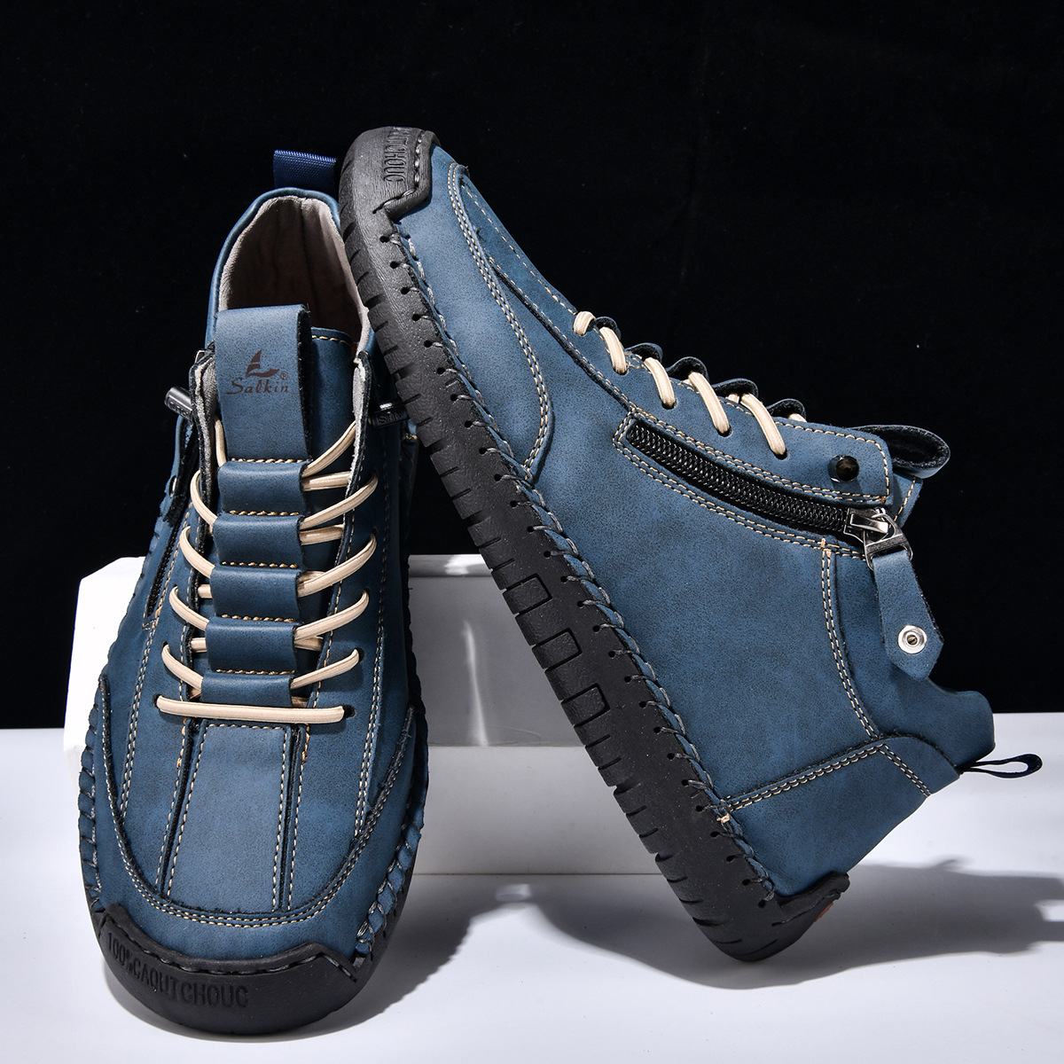 LOUIS & MARGOT | CHAUSSURES EN NABUK AVEC ZIP POUR HOMME