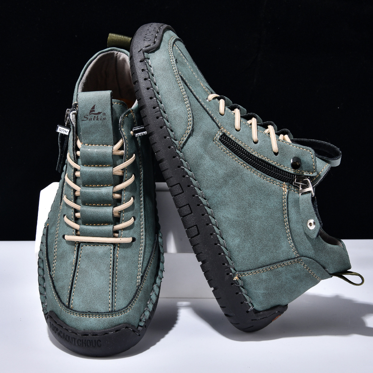 LOUIS & MARGOT | CHAUSSURES EN NABUK AVEC ZIP POUR HOMME
